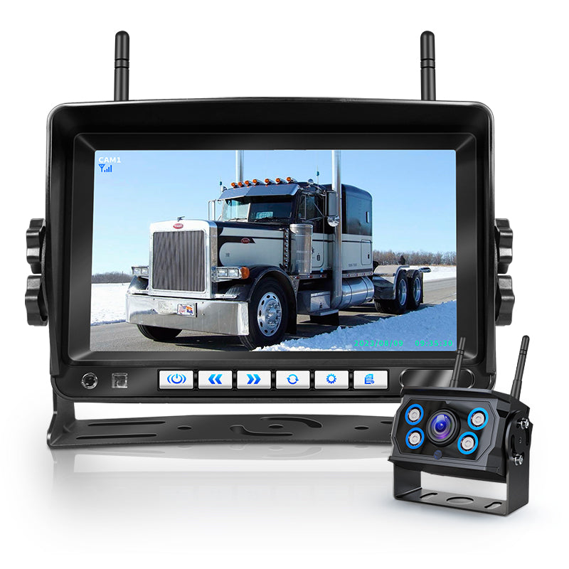 Wireless Camera Monitor Kit System Car Security Rear View Cam