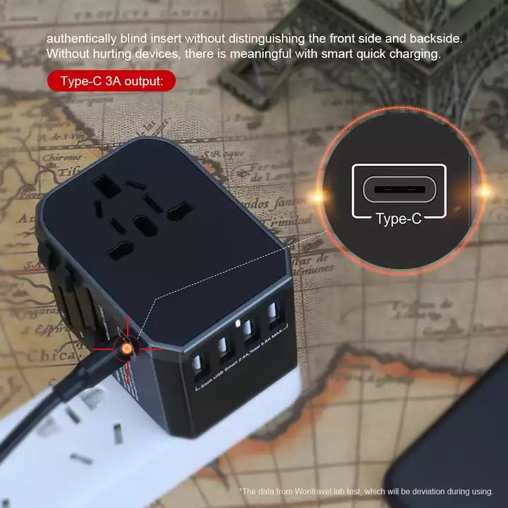 Universal Travel Adapter With USB Charger/International Travel Adapter With Usb Universal Travel Adapter