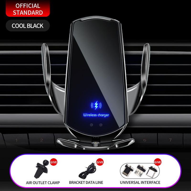 Fast Charging 15W Q3 Magnetic Charging Auto Clamping Phone Car Wireless Charger