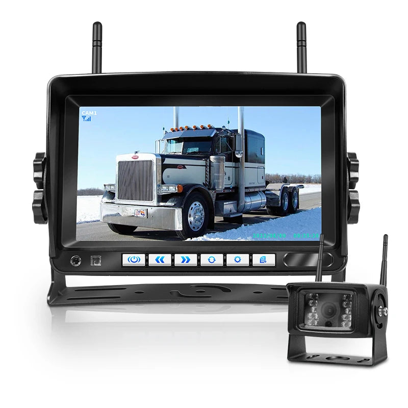 Wireless Camera Monitor Kit System Car Security Rear View Cam
