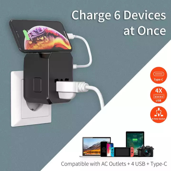 Universal Travel Adapter With USB Charger/International Travel Adapter With Usb Universal Travel Adapter