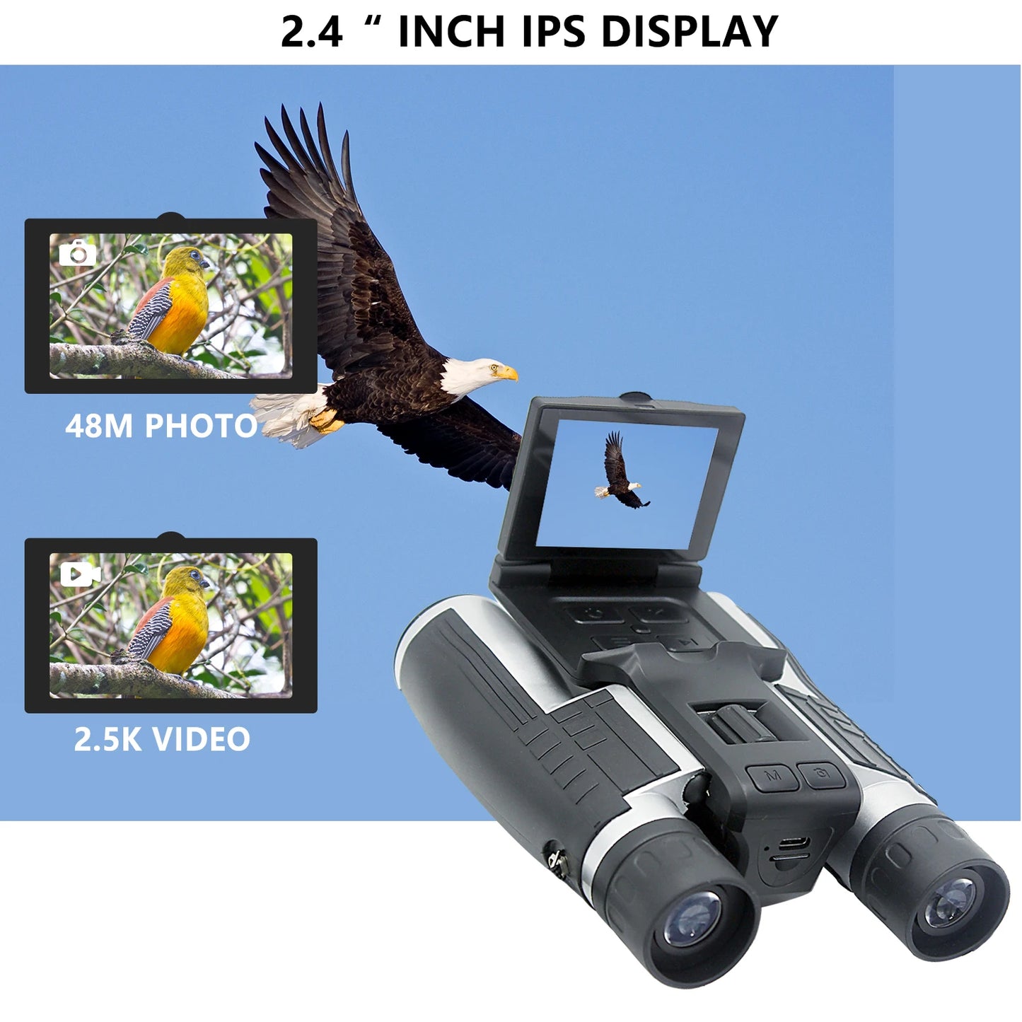 DT40 New 2.5K Resolution Digital Binoculars Camera