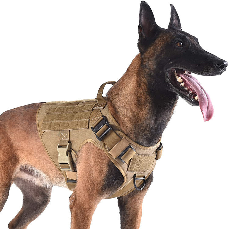 Heavy Duty Adjustable Tactical Training Dog Harness
