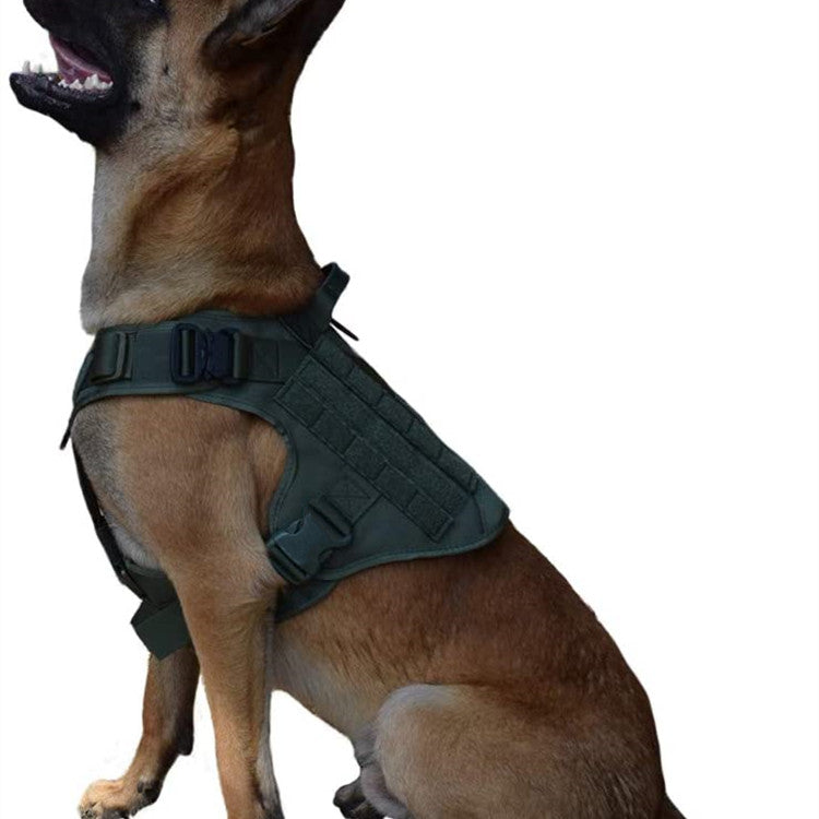 Heavy Duty Adjustable Tactical Training Dog Harness