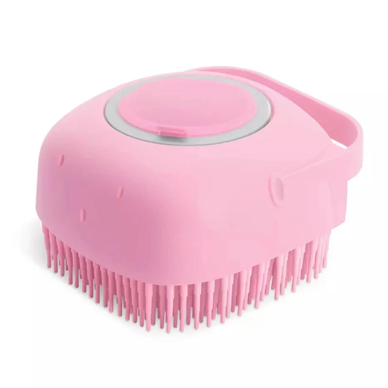 Pet Dog Cat Bath Brush 2-In-1 Pet SPA Massage Comb