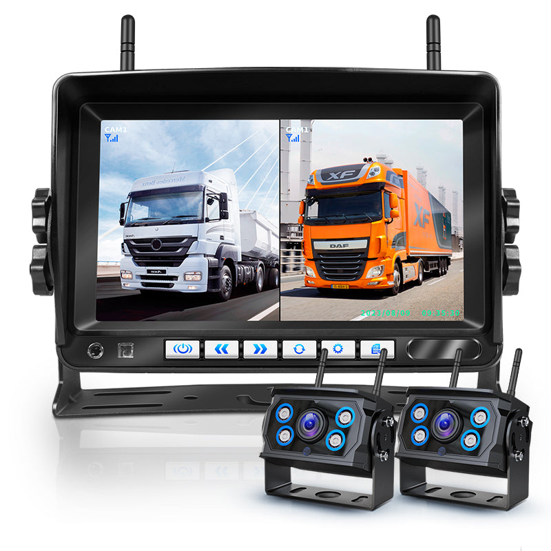 Wireless Camera Monitor Kit System Car Security Rear View Cam