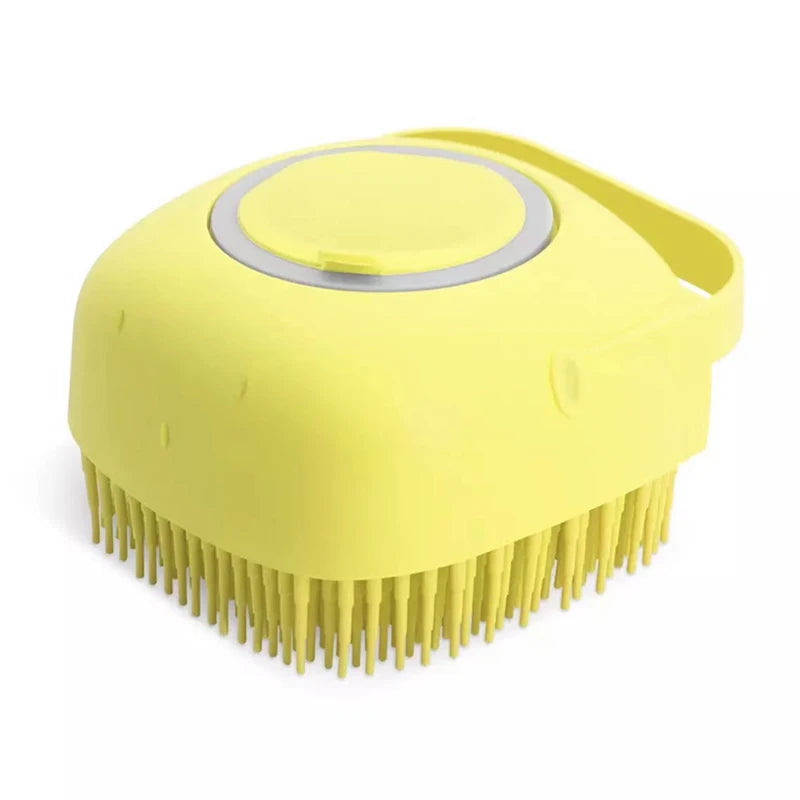 Pet Dog Cat Bath Brush 2-In-1 Pet SPA Massage Comb