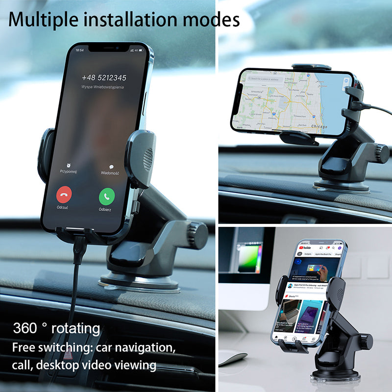 Rotate 360 Flexible Car Phone Holder Dashboard Mount