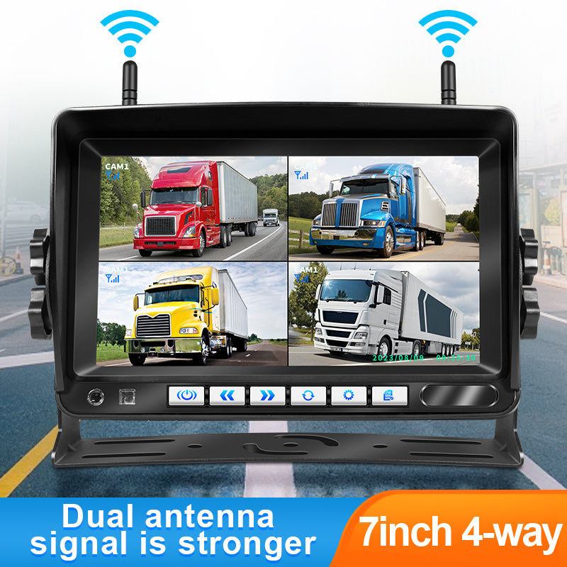 Wireless Camera Monitor Kit System Car Security Rear View Cam
