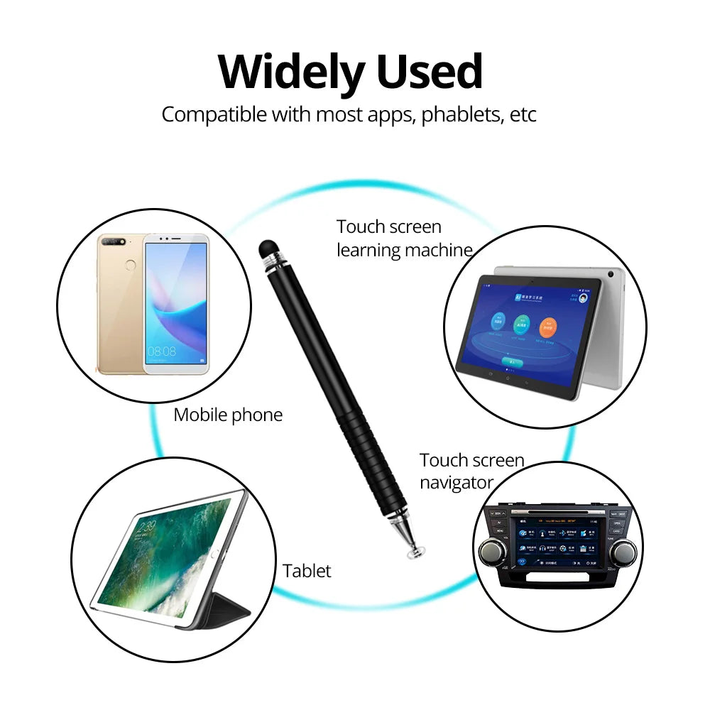 Universal 2 in 1 Stylus Pen for Phone Tablet Touch Pen Drawing Capacitive Screen Caneta Pencil for Smartphone Smart Android Pens