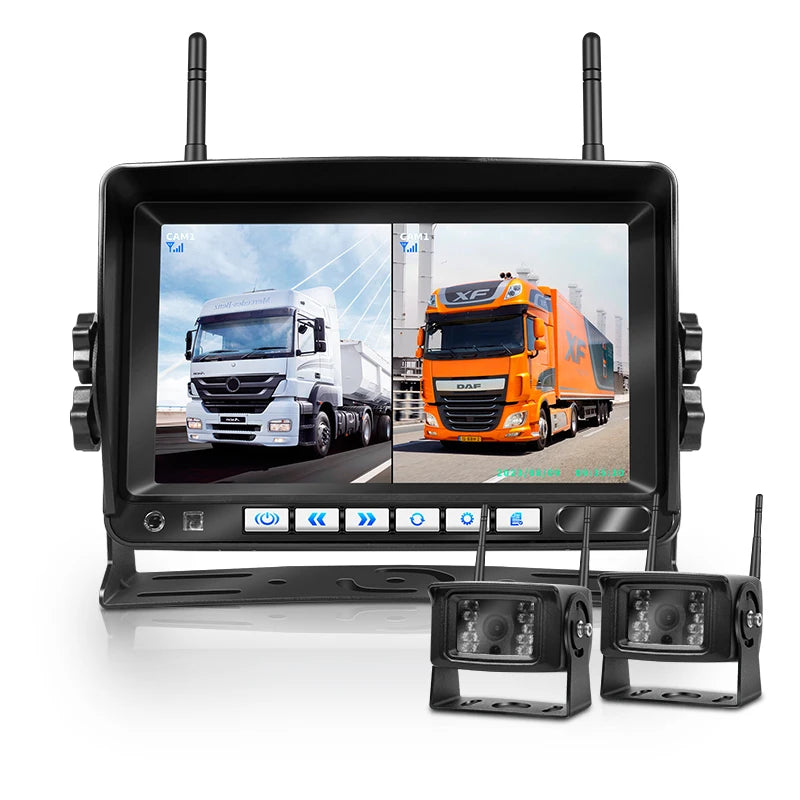 Wireless Camera Monitor Kit System Car Security Rear View Cam
