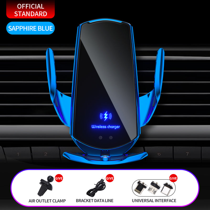 Fast Charging 15W Q3 Magnetic Charging Auto Clamping Phone Car Wireless Charger