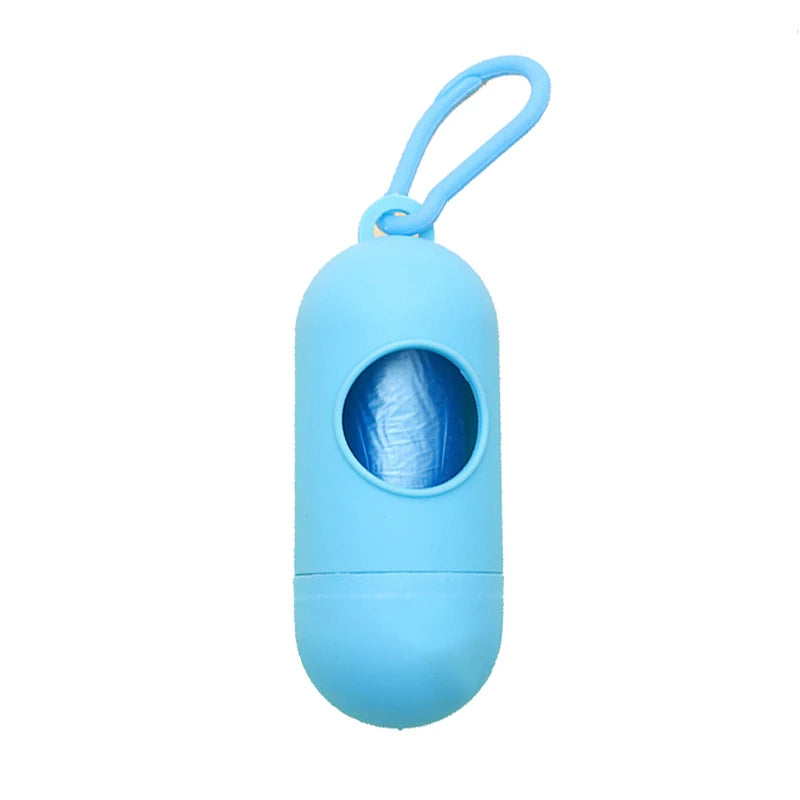 Bullet Shape Cat Dog Garbage Box Pet Garbage Bag Dispenser Pet Manure Recycling Poop Bags Set Accessories for Animals Products