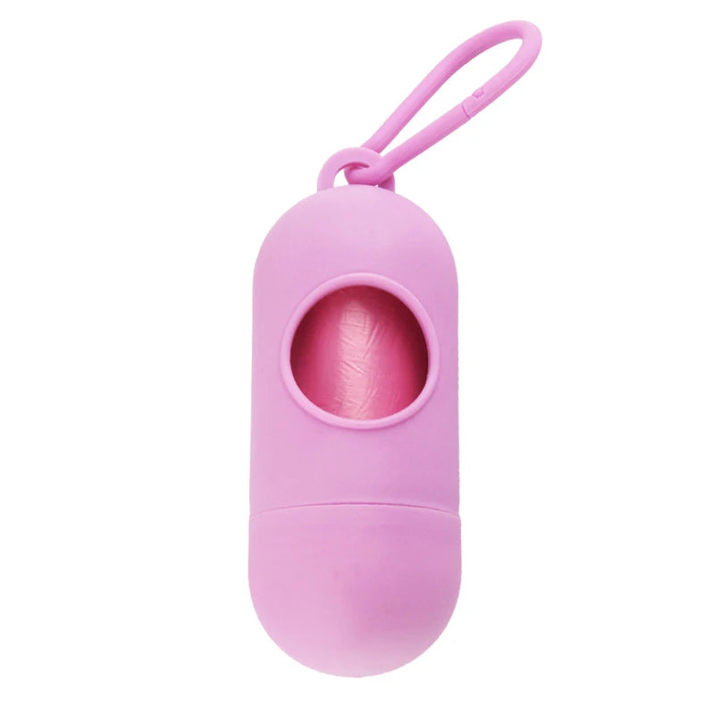 Bullet Shape Cat Dog Garbage Box Pet Garbage Bag Dispenser Pet Manure Recycling Poop Bags Set Accessories for Animals Products