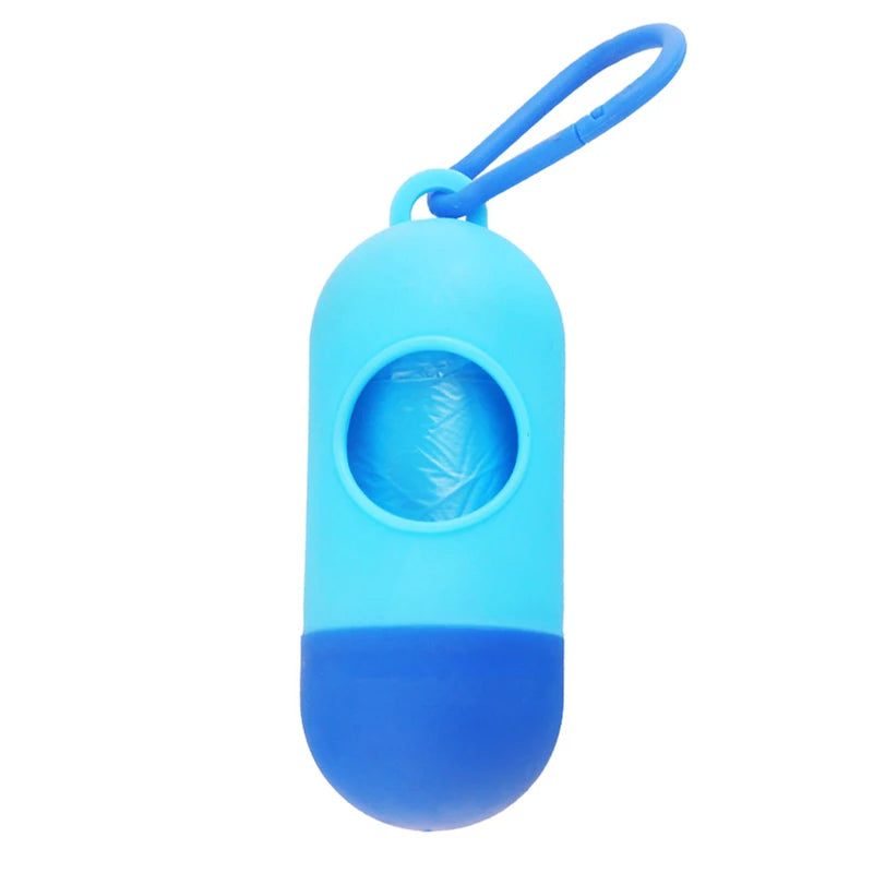 Bullet Shape Cat Dog Garbage Box Pet Garbage Bag Dispenser Pet Manure Recycling Poop Bags Set Accessories for Animals Products