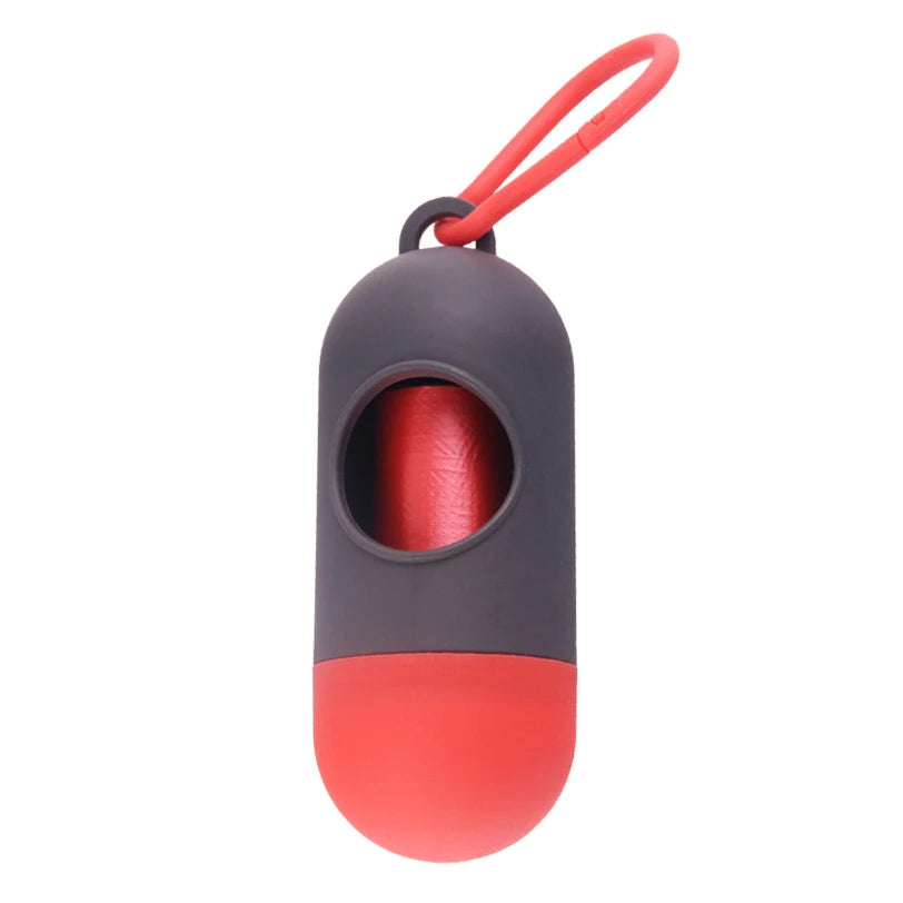 Bullet Shape Cat Dog Garbage Box Pet Garbage Bag Dispenser Pet Manure Recycling Poop Bags Set Accessories for Animals Products