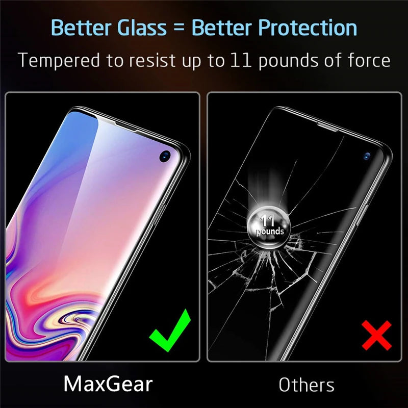 11D Full Curved Screen Tempered Glass for Samsung Galaxy S8 S9 S10 Plus S10E S7 ED Protector for Note 8 9 10 Pro Protective Film