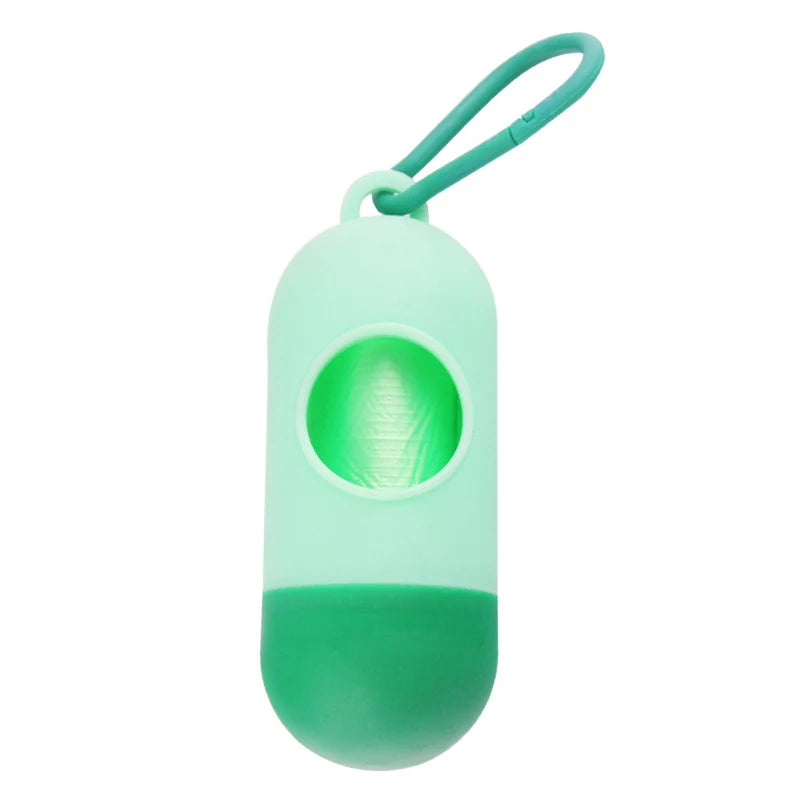 Bullet Shape Cat Dog Garbage Box Pet Garbage Bag Dispenser Pet Manure Recycling Poop Bags Set Accessories for Animals Products