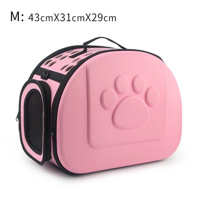 Pet Carrier Bag Portable Outdoor Cat Foldable Dog Travel Pet Bag