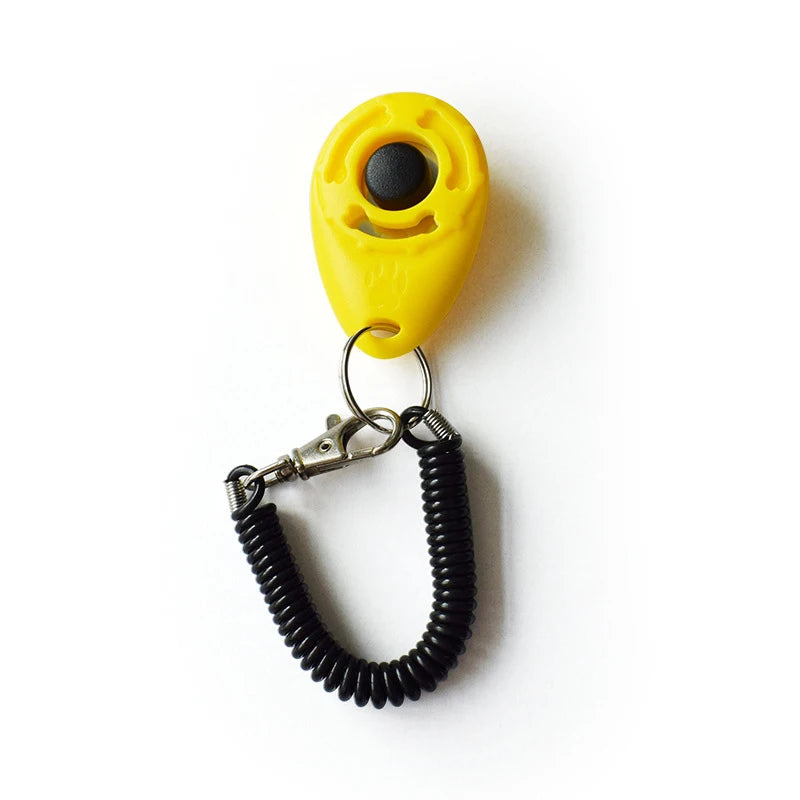 2pcs Dog Clicker Toys Pet Tranining Clickers Obedience Dog Cat Training Trainer