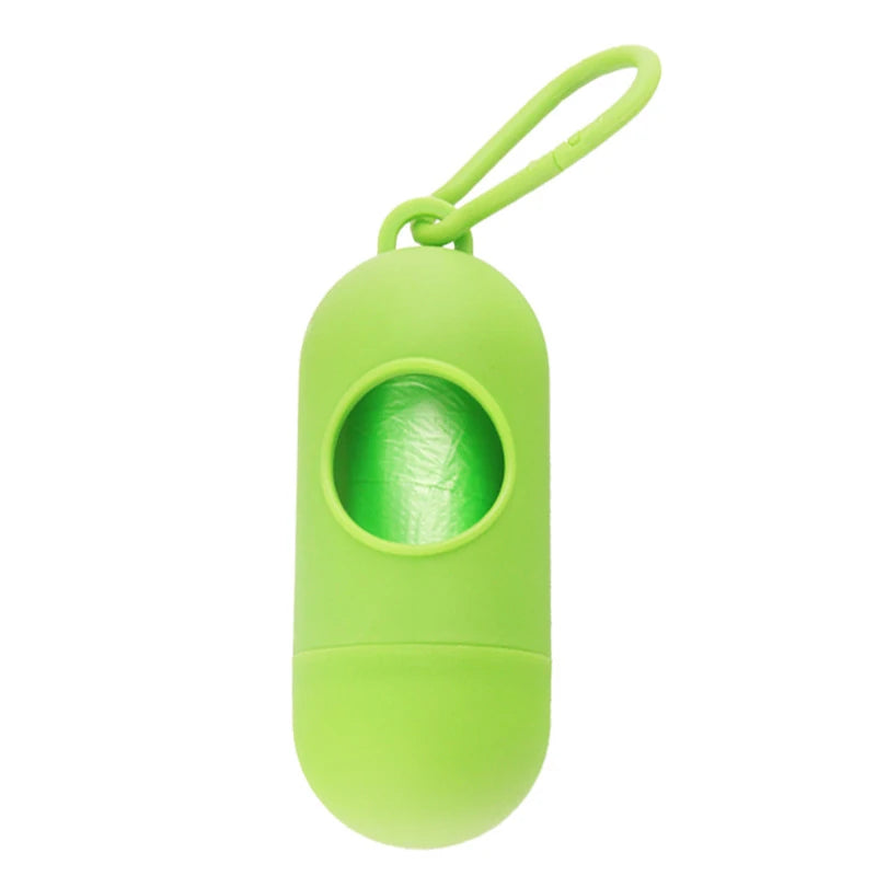 Bullet Shape Cat Dog Garbage Box Pet Garbage Bag Dispenser Pet Manure Recycling Poop Bags Set Accessories for Animals Products