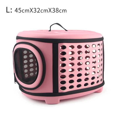 Pet Carrier Bag Portable Outdoor Cat Foldable Dog Travel Pet Bag