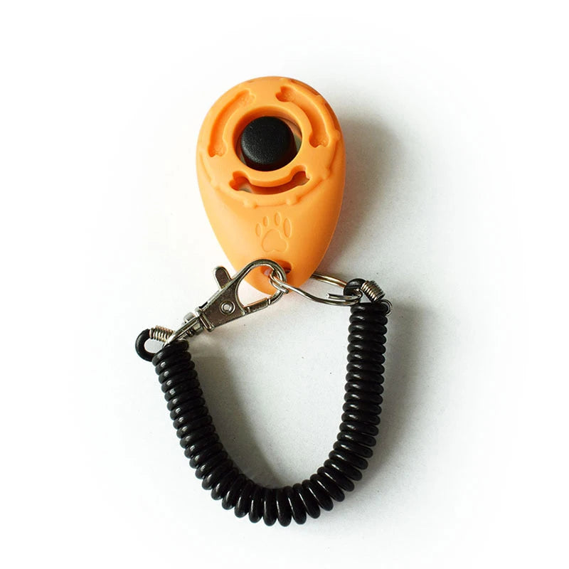 2pcs Dog Clicker Toys Pet Tranining Clickers Obedience Dog Cat Training Trainer