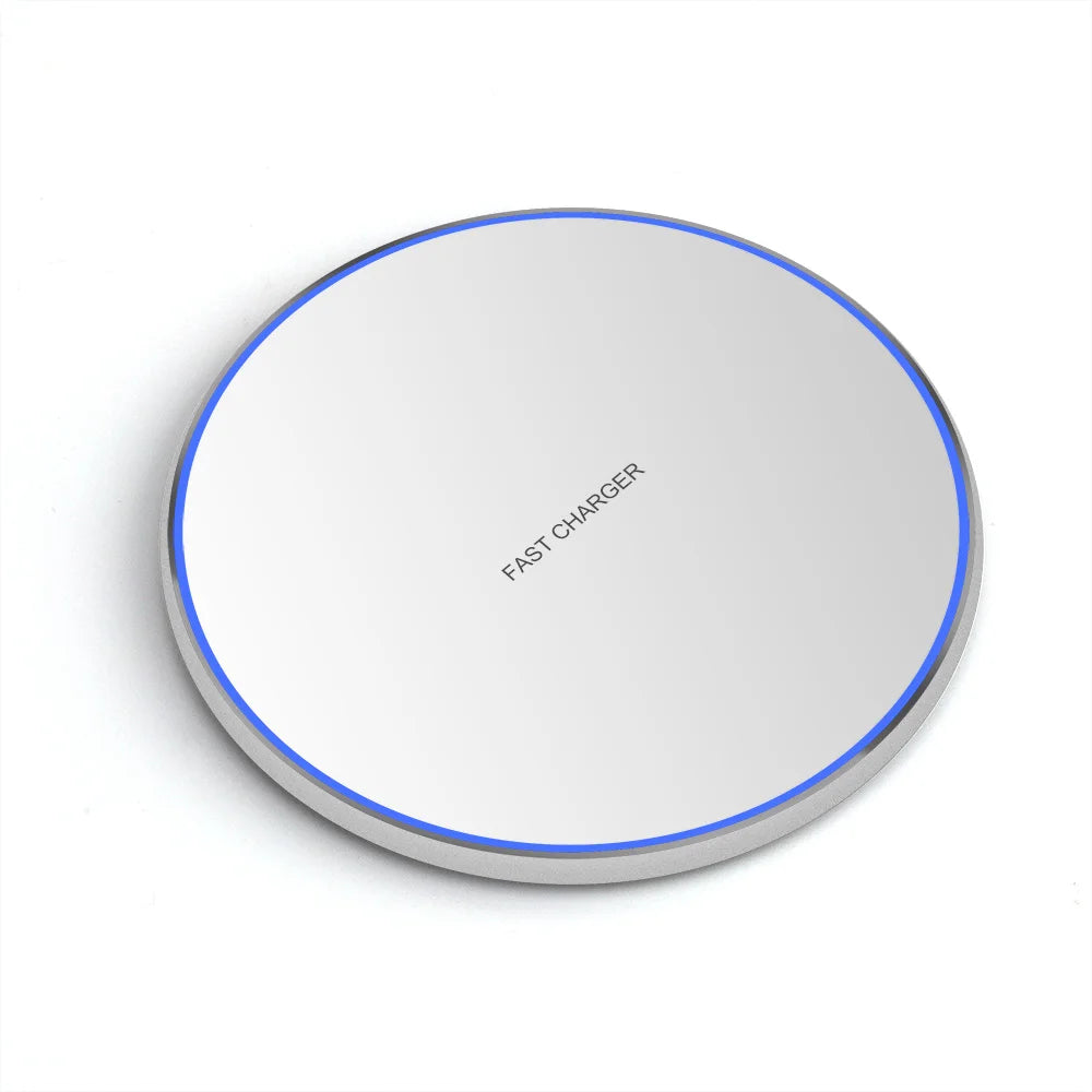 15W Quick Charging Wireless Fast Charger 10W QC 3.0 Charge for iPhone 14 13 12 11 Pro XS XR X 8 Samsung S22 S21 S20 Xiaomi Mi 13