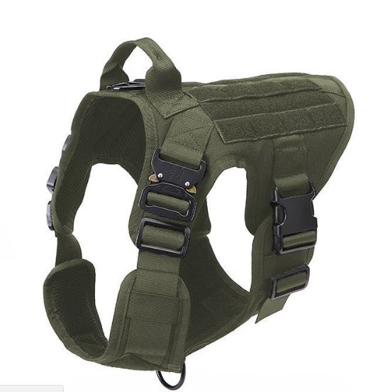 Heavy Duty Adjustable Tactical Training Dog Harness