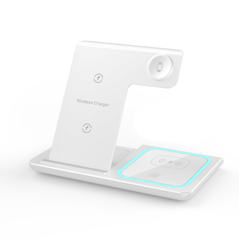 15W 3 in 1 One Foldable Portable Fast Wireless Charging Station
