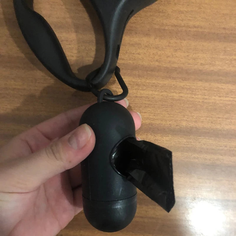 Bullet Shape Cat Dog Garbage Box Pet Garbage Bag Dispenser Pet Manure Recycling Poop Bags Set Accessories for Animals Products