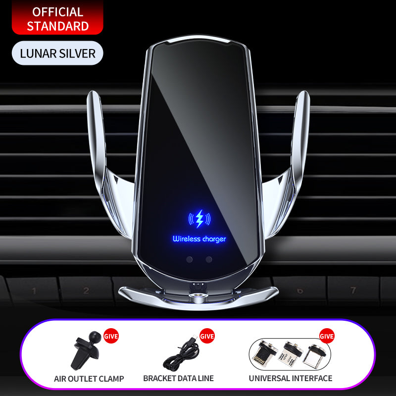 Fast Charging 15W Q3 Magnetic Charging Auto Clamping Phone Car Wireless Charger