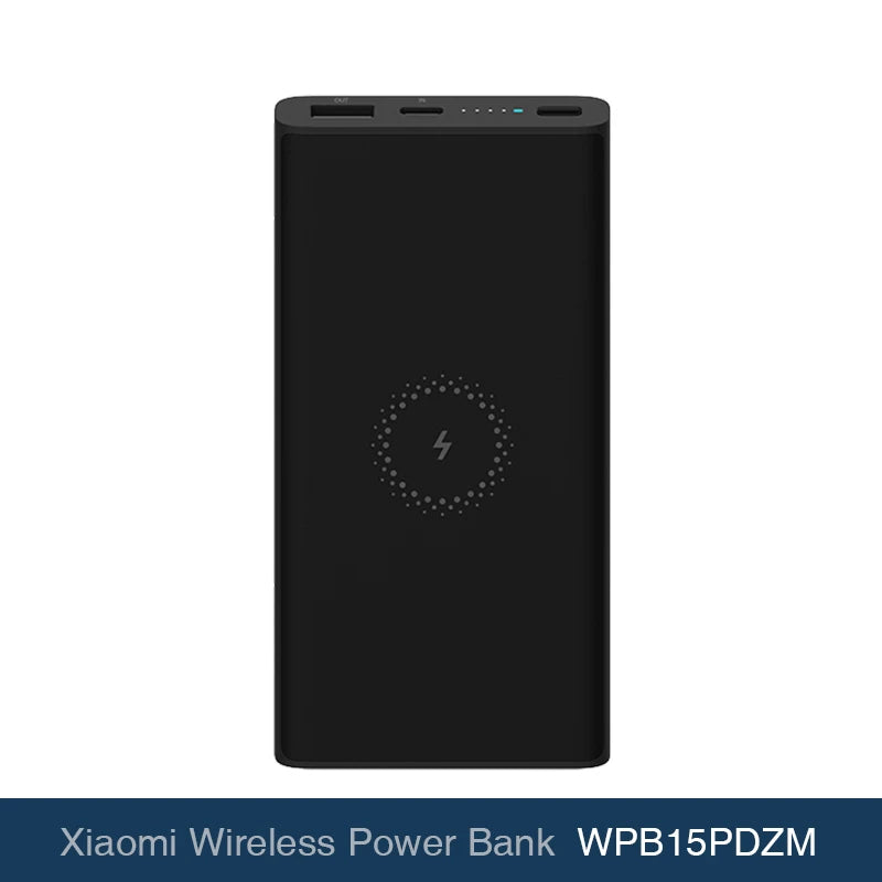 Xiaomi Wireless Power Bank 10000mAh WPB15PDZM USB C PD 22.5W Mi Powerbank 10000 10W Qi Wireless Charger for iPhone 13 12