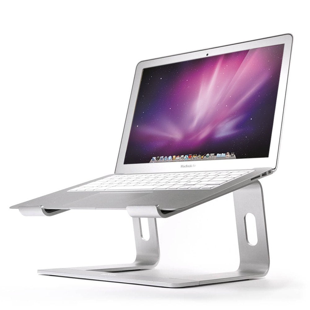 Metal Computer Riser Laptop Stand, Ergonomic Laptops Elevator