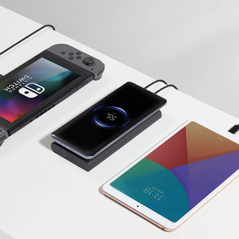 Xiaomi Wireless Power Bank 10000mAh WPB15PDZM USB C PD 22.5W Mi Powerbank 10000 10W Qi Wireless Charger for iPhone 13 12