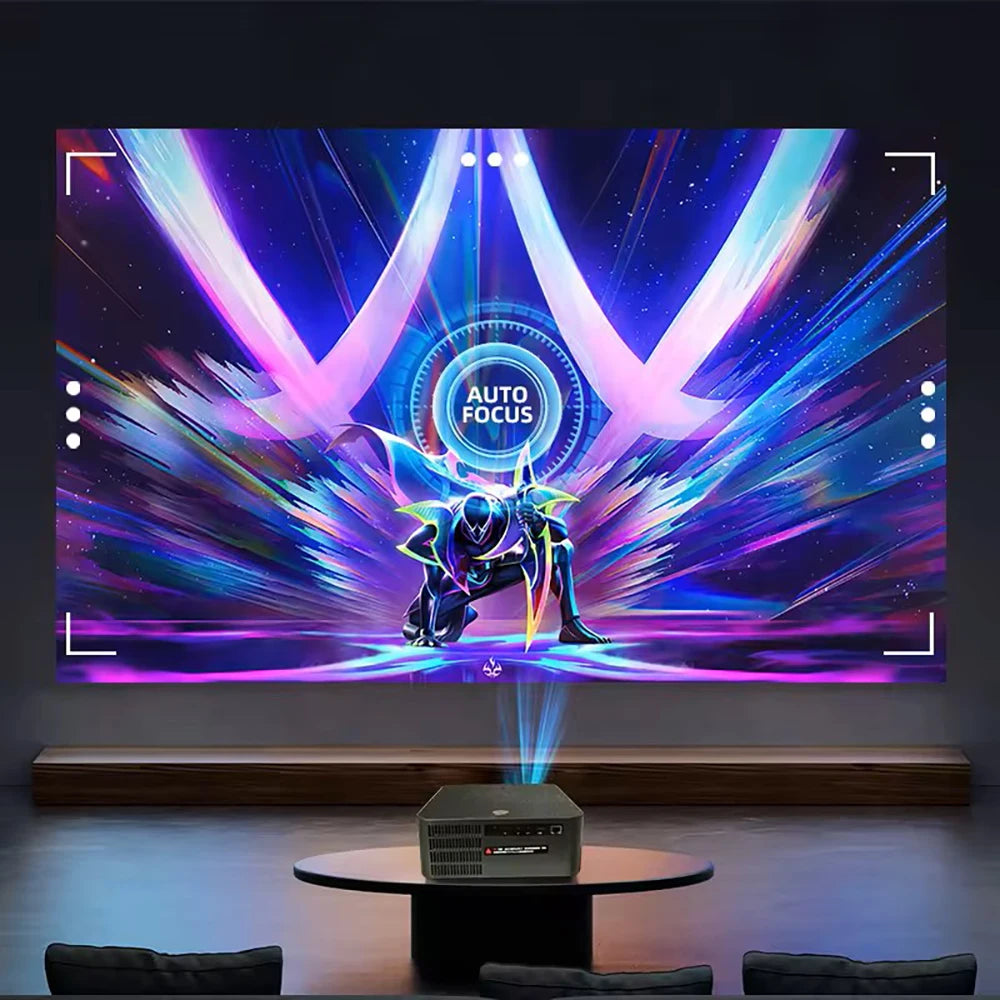 HD Native 1080P Android 9.0 Smart Projector 5G Wifi LED Projector Home Theater
