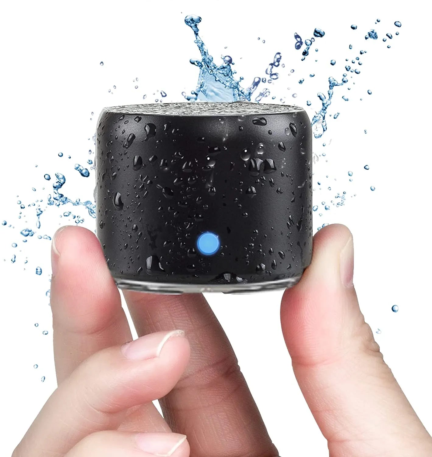 EWA A106 Pro Mini Bluetooth Speaker With Custom Bass Radiator, IPX7 Waterproof, Super Portable Speakers, Travel Case Packed