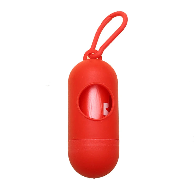 Bullet Shape Cat Dog Garbage Box Pet Garbage Bag Dispenser Pet Manure Recycling Poop Bags Set Accessories for Animals Products