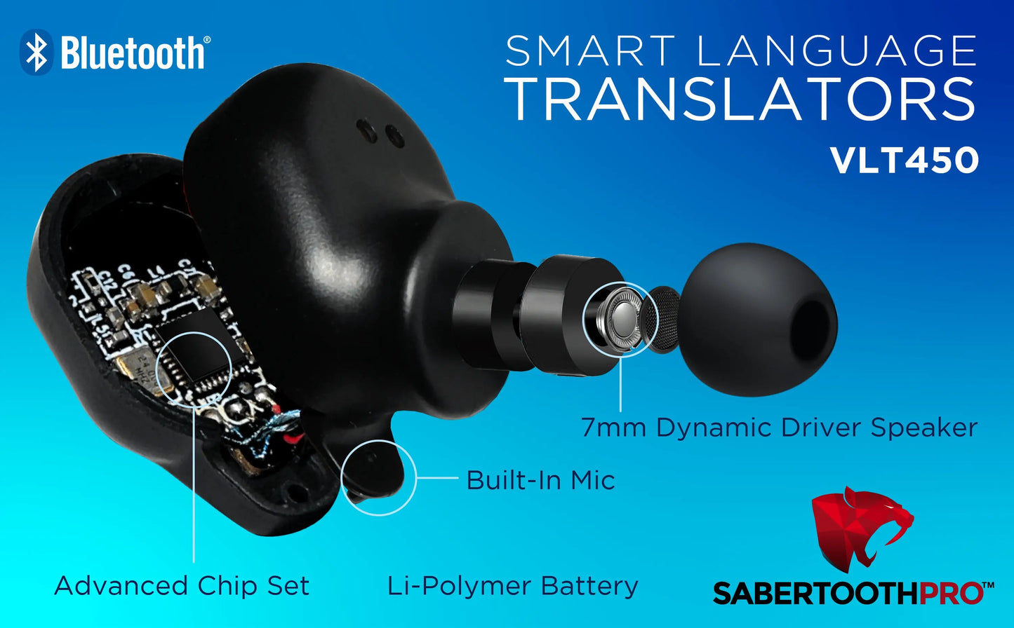 Sabertooth VLT450 Smart Voice Language Translator (Copy)