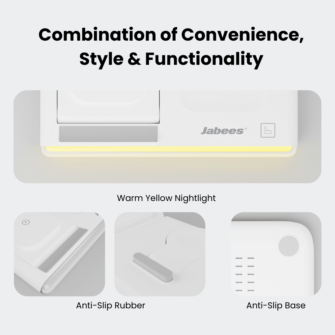 PowerGlow - Jabees PowerGlow 4-In-1 Foldable Wireless Charging Station