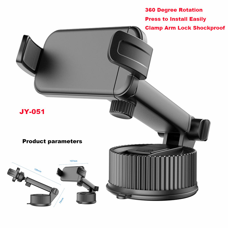 Rotate 360 Flexible Car Phone Holder Dashboard Mount