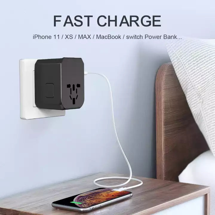 Universal Travel Adapter With USB Charger/International Travel Adapter With Usb Universal Travel Adapter