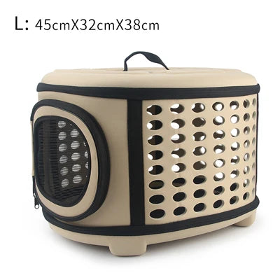Pet Carrier Bag Portable Outdoor Cat Foldable Dog Travel Pet Bag