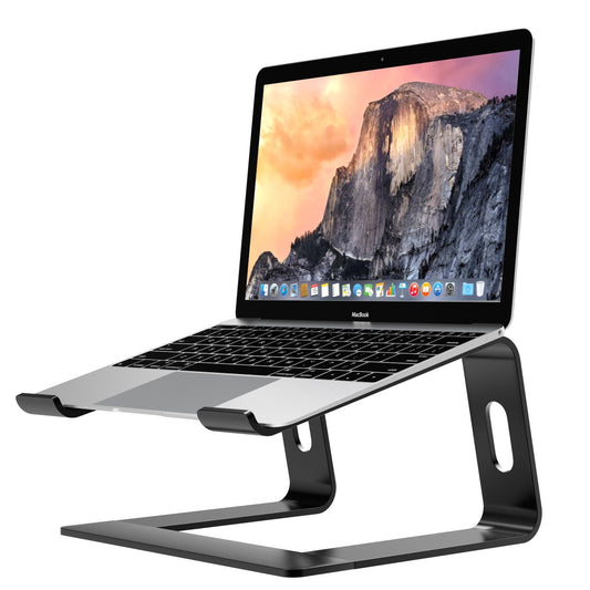 Metal Computer Riser Laptop Stand, Ergonomic Laptops Elevator