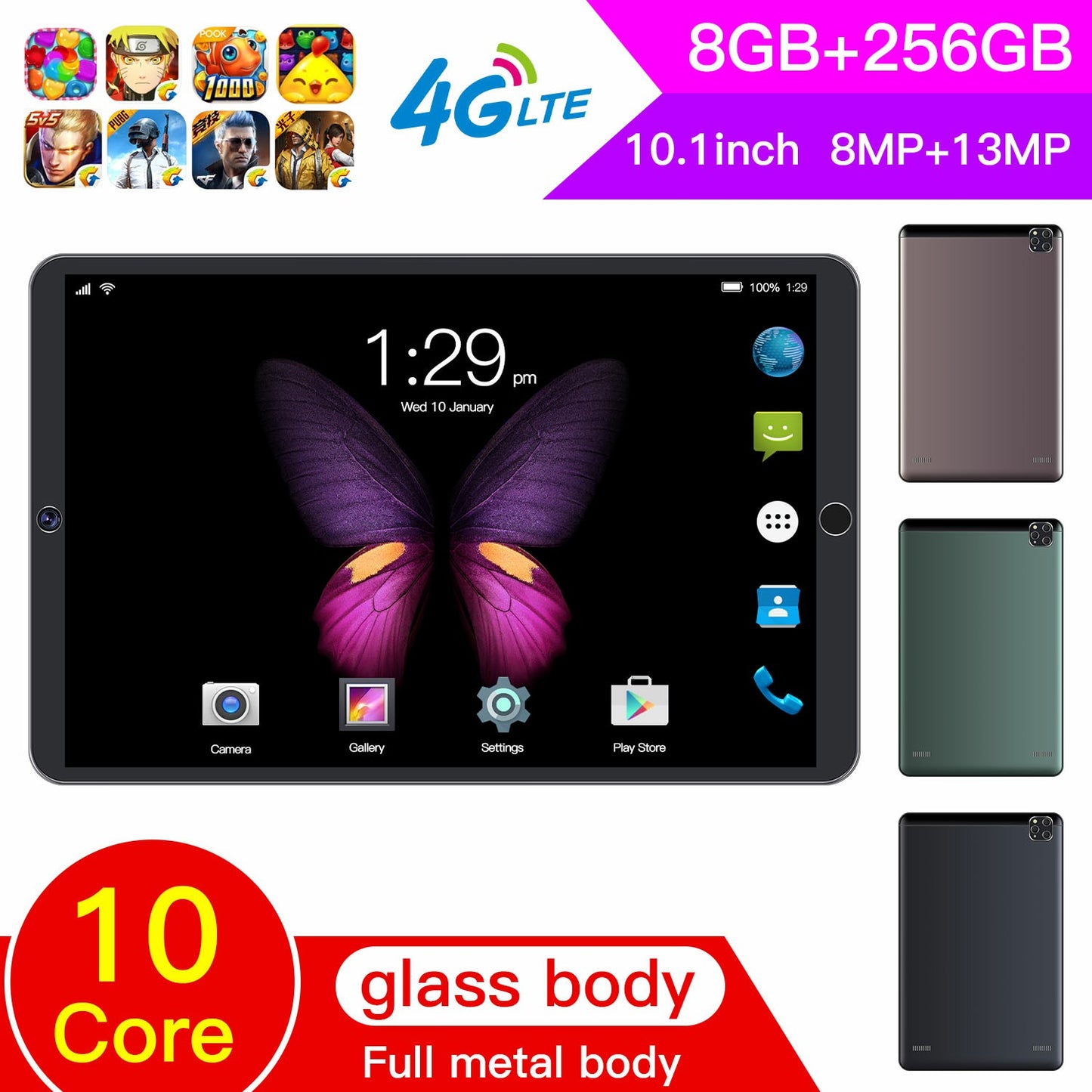 0.1Inch Mini Pc Gaming Tablet Android Tablets Pad Laptop Pro Tablet PC